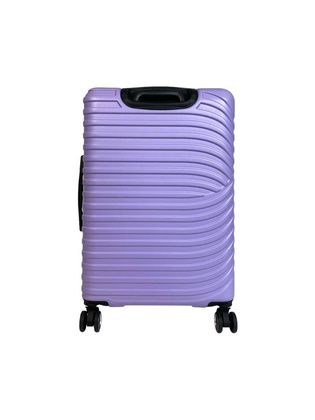 LYS Paris Hawana Średnia twarda fioletowa walizka na kółkach 66 cm