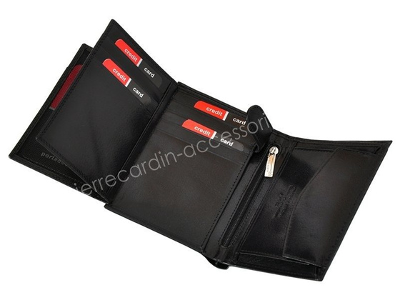 Portfel męski skórzany PIERRE CARDIN YS520.1 326 RFID Czarny