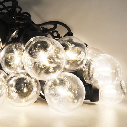 Lampki ogrodowe girlanda do pomieszczeń led 12,5 m