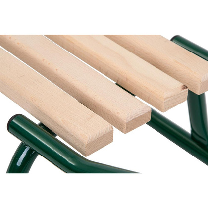 Sanki metalowe Kubuś bez oparcia zielone