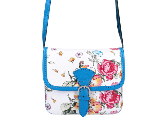 Torebka damska skórzana KEMER 112 FL Granatowy