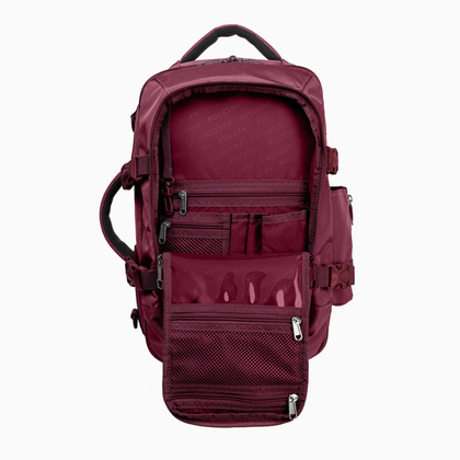 Wielofunkcyjny plecak z miejscem na laptop 14" PUCCINI EASY PACK PM90171 3B Bordowy