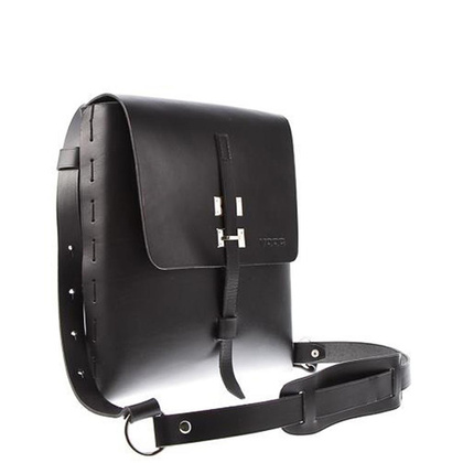 Designerska torba skóra KEMER VOOC Vintage P3 czarny