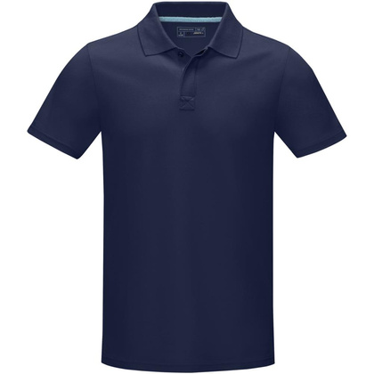 Męska organiczna koszulka polo Graphite z certyfikatem GOTS