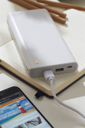 Powerbank STORAGE, biały