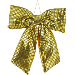 KOKARDA DEKORACYJNA ZŁOTA 39x50CM MICA