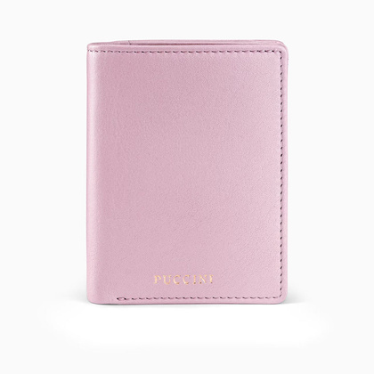 Portfel damski skórzany PUCCINI ZEN ZN9006 3C Różowy