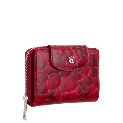 Czerwony portfel damski Canaletto – elegancja, funkcjonalność i ochrona RFID PD1266s90