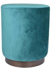 Puf szmaragdowy welurowy