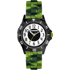 CLOCKODILE Świecący zegarek sportowy dla chłopców w kamuflażu SPORT 4.0