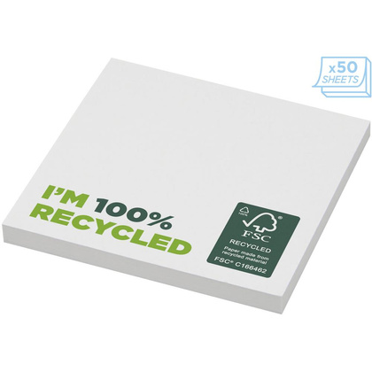 Karteczki samoprzylepne z recyklingu o wymiarach 75 x 75 mm Sticky-Mate®