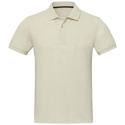 Emerald koszulka polo unisex z recyklingu z krótkim rękawem