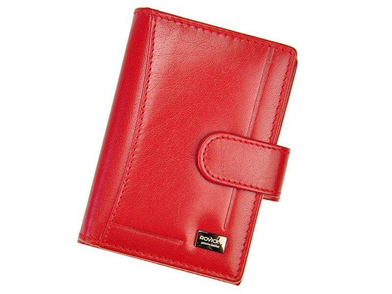 Eleganckie skorzane etui na karty i dokumenty