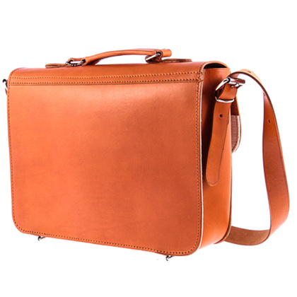 TECZKA SKÓRZANA 3W1 KEMER VOOC Vintage  P13 BRĄZOWA