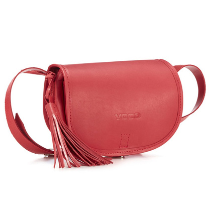 Listonoszka mała torebka KEMER VOOC Vintage P14 Koralowy