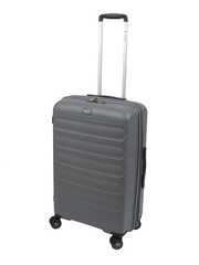 Walizka DIELLE 100 4k 66cm średnia szara PP z poszerzeniem