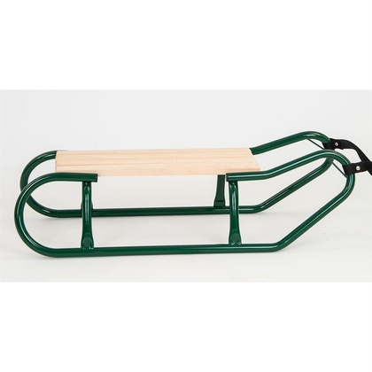 Sanki metalowe Kubuś bez oparcia zielone