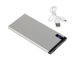 Powerbank INDICATOR, srebrny