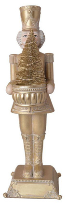 Żołnierzyk złoty z choinką