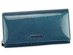 Portfel damski skórzany PELLUCCI PT-106 Niebieski