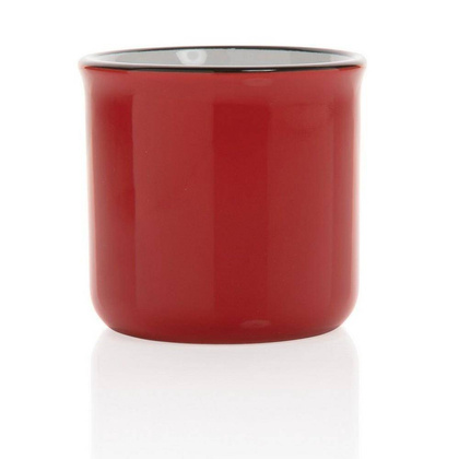 Kubek ceramiczny 280 ml UPOMINKARNIA Czerwony