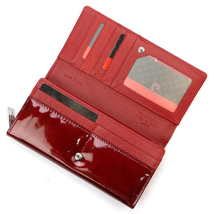 Pierre Cardin Duży skórzany portfel damski