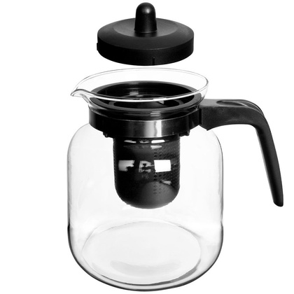 Dzbanek do herbaty z zaparzaczem i pokrywką żaroodporny 1,4 l