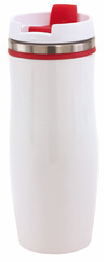Kubek termiczny CREMA, czerwony