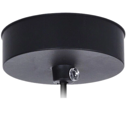 Lampa metalowa wisząca sufitowa czarna złota oprawka oprawa obudowa żarówki