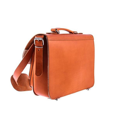 Uniwersalna teczka skóra 3w1 KEMER VOOC Vintage P13 koniak