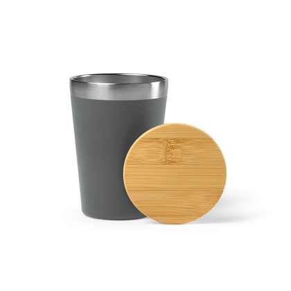 Kubek podrózny Don ze stali nierdzewnej z recyklingu 390 ml
