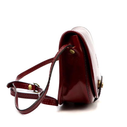 Mała torebka, listonoszka ze skóry naturalnej 49-1