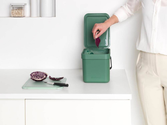 Kosz Sort&Go 6l zielony 129841