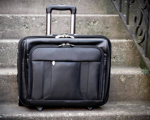 Torba podróżna na kołach McKlein Lasalle 17" Czarna