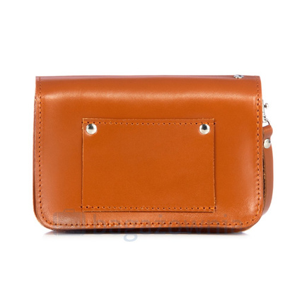 BIG SASZETKA SKÓRZANA DO PASKA KEMER VOOC Vintage P111 BEŻOWA