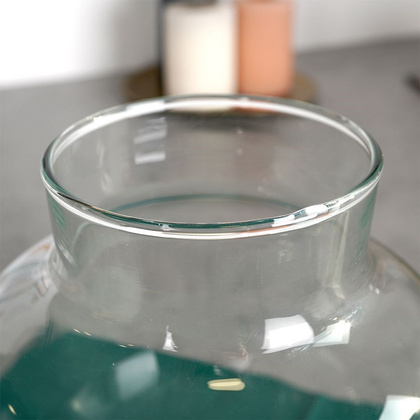 Wazon na kwiaty dekoracyjny szklany 20 cm