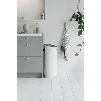 Kosz TouchBin 40L biały 114984