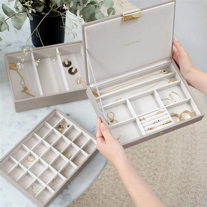 Szkatułka Stackers potrójna classic taupe