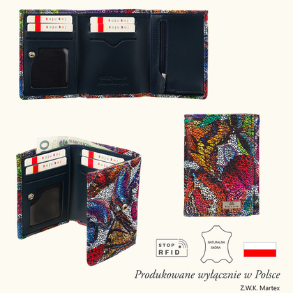 Portfel damski BajuBaj motyle PD1135s13 RFID
