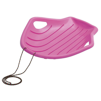 Ślizg plastikowy shell big różowy