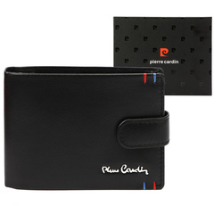 PORTFEL SKÓRZANY Pierre Cardin YS606 8806A czarny