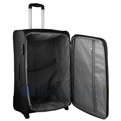 Duża walizka WINGS 6802 L Czarna