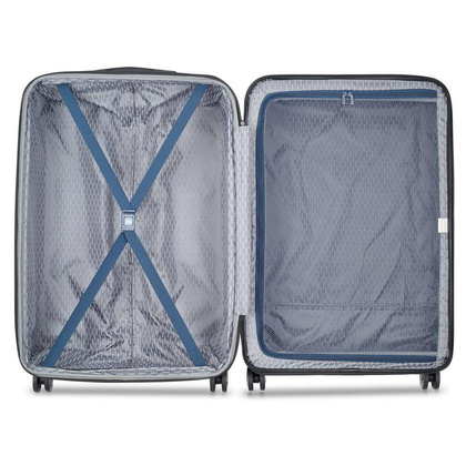 Delsey Air Amour duża niebieska walizka na kółkach 77 cm