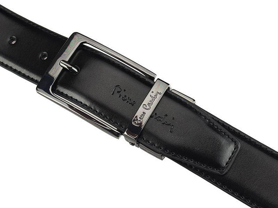 Pasek męski PIERRE CARDIN FWJX5 DOUBLE BLACK-BLUE