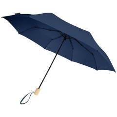 Składany wiatroodporny parasol 51 cm z PET z recyklingu Birgit