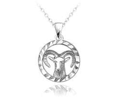 MINET Srebrny naszyjnik Zodiac KOZIOROŻEC