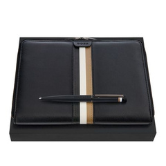Zestaw upominkowy Hugo Boss teczka i długopis HSG3524A + HTM521A