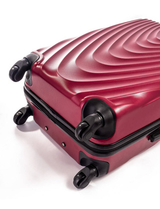 Średnia walizka PELLUCCI RGL 663 M + KUFEREK Metaliczno niebieska