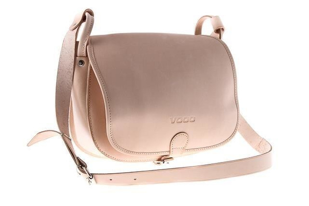 Listonoszka duża torebka KEMER VOOC Vintage P27 Naturalna