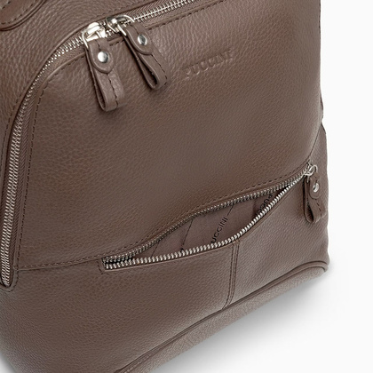 Skórzany plecak damski PUCCINI ROYAL COLLECTION LGD3223 2 Brązowy